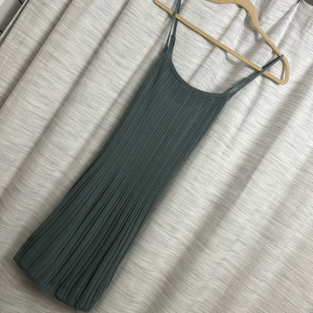 Abercrombie & Fitch Teal Criss Cross Back Dress
